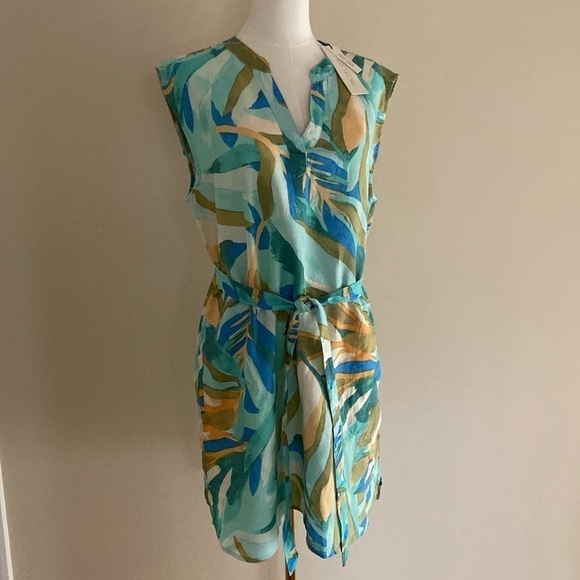 Rachel Zoe Linen Sleeveless Dress - Picture 1 of 8